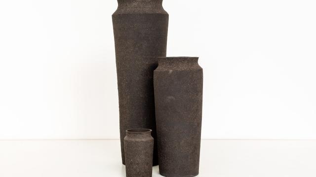 These Vases Are Actually Made From The Liquified Byproducts Of Batteries