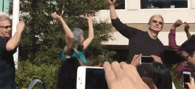 Watch Tim Cook Dancing To Happy For Earth Day