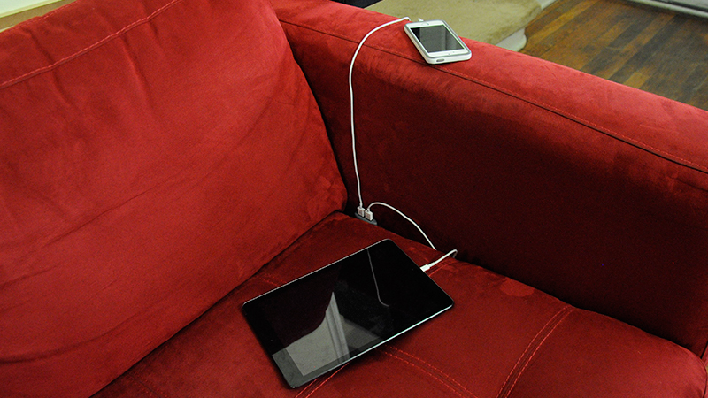 Put A Pair Of USB Ports Where You Really Need Them: In Your Couch