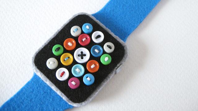 An Adorable Felt Apple Watch For Kids That Never Needs Charging