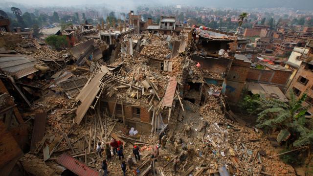 Devastating 7.8 Magnitude Earthquake In Nepal