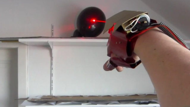 This Iron Man Glove Shoots Lasers And Metal Bolts