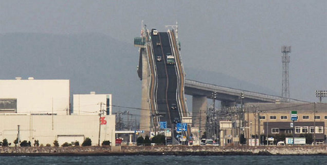 This Crazy Bridge In Japan Looks More Like A Terrifying Roller Coaster