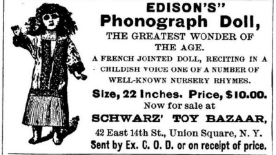 Listen To Thomas Edison’s Scary Talking Dolls And Never Sleep Again