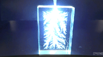 Watch An Awesome Lightning Bolt Get Captured In A Box