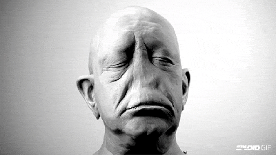Watching A Claymation Head Get Deconstructed Is Oddly Fascinating