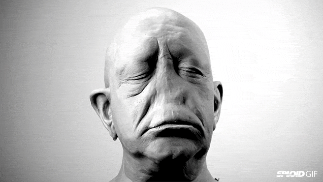 Watching A Claymation Head Get Deconstructed Is Oddly Fascinating