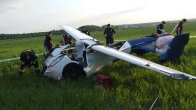 Flying Car Crashes During Test Flight