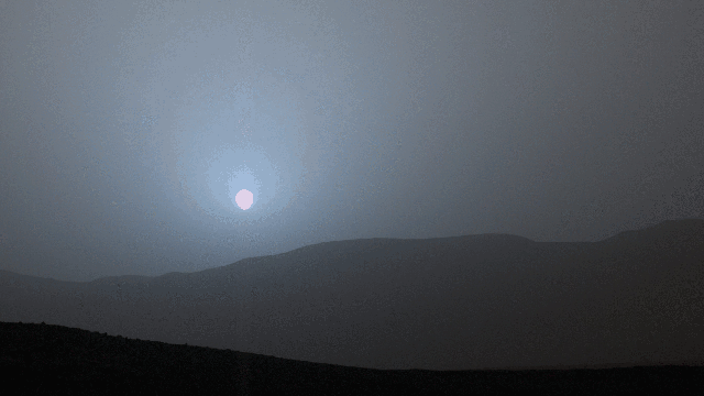 Watch The Sun Go Down On Mars
