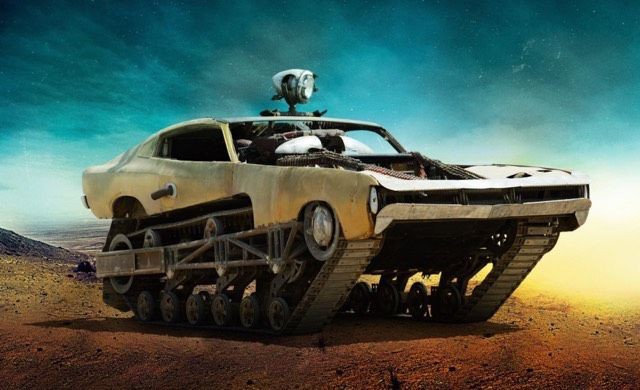 Crazy Mad Max Car Shows How Badass It Is By Scaling A Sand Wall