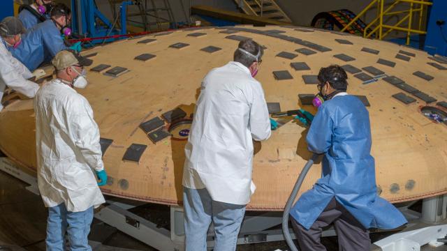 This Is How You Inspect An Exotic Spacecraft Heat Shield