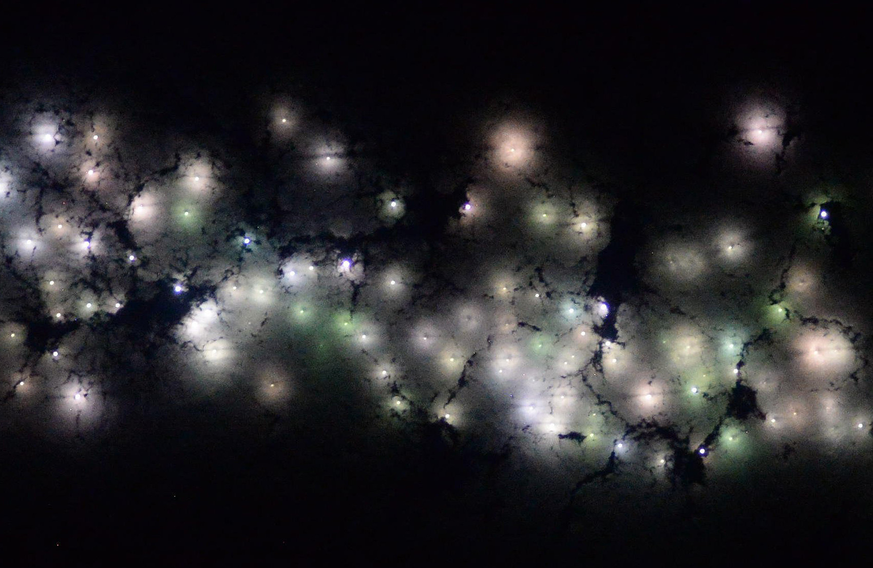 Fishing Boats From Space Look Like A Bright Starry Night In Reverse