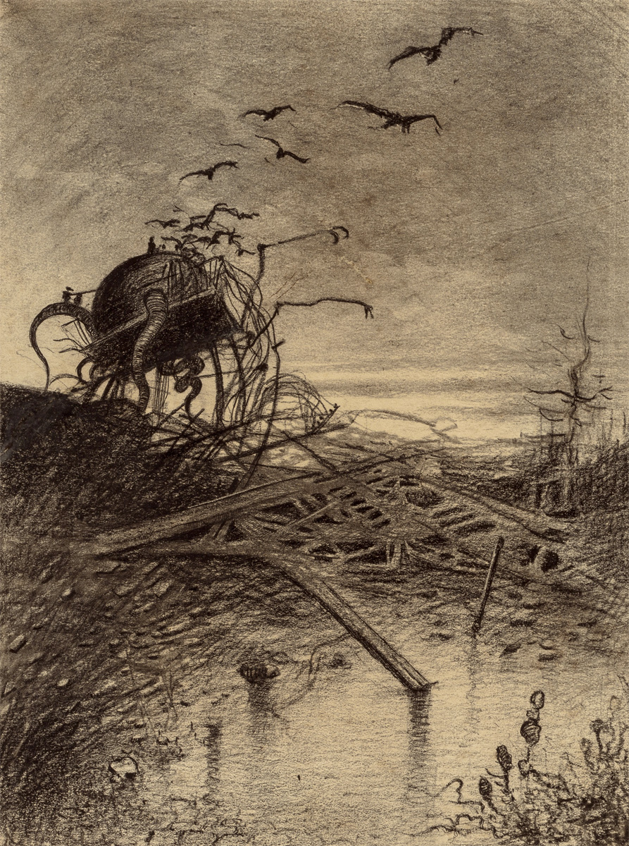 These Century-Old Drawings Show Humanity’s Deepest Fear: Alien Invasion