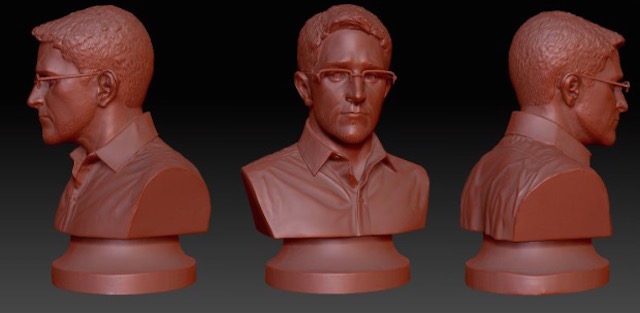 Erect A Monument To Freedom By 3D-Printing This Bust Of Edward Snowden