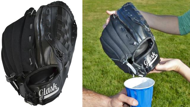 Everyone Will Fill A Baseball Glove Flask With Gatorade, Right?