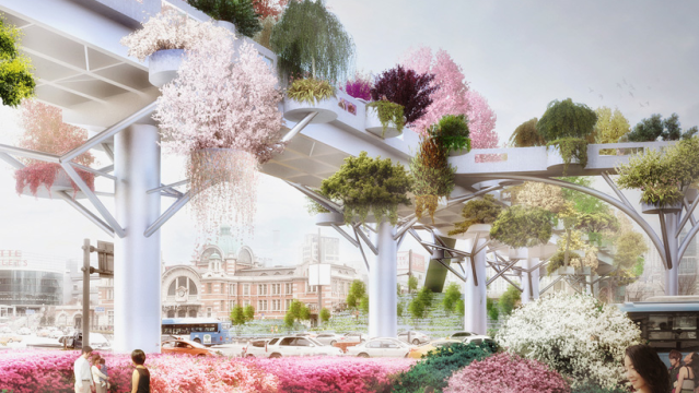 This Crumbling Highway Overpass Is Becoming A Sky Garden