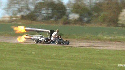 This Jet-Powered Go Kart Is Basically A Fire-Breathing Monster On Wheels