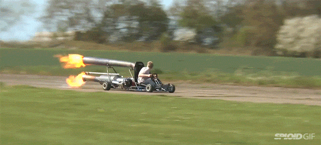 This Jet-Powered Go Kart Is Basically A Fire-Breathing Monster On Wheels