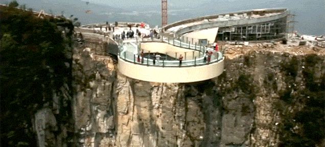 I Can Barely Watch This Video Of The World’s Longest Skywalk