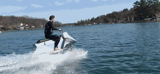 A Snowmobile That Works On Water Looks Way More Fun Than A Jet Ski