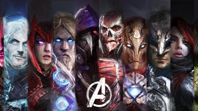 The Avengers Reimagined As Dark Fantasy Characters Is Scary Great