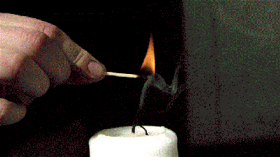 Relighting A Candle In Slow-Mo Is Bizarrely Interesting