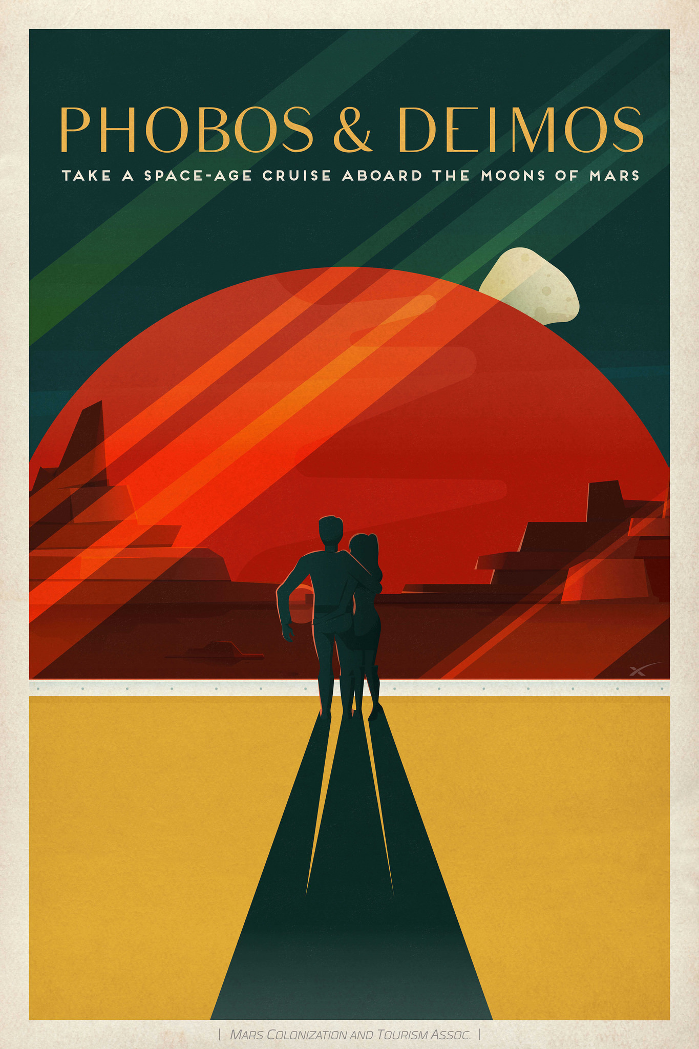 SpaceX Just Dropped These Amazing Retro Mars Travel Posters