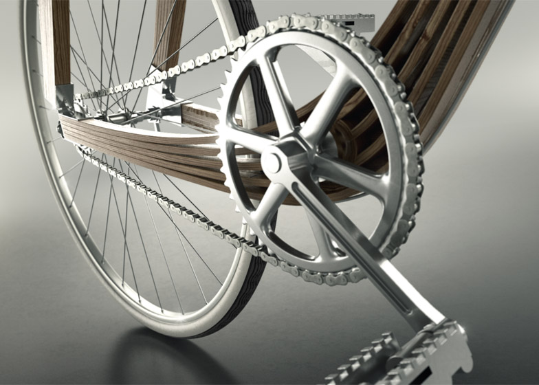 Architects Design Wooden Bicycle Frame To Explore Structural Engineering