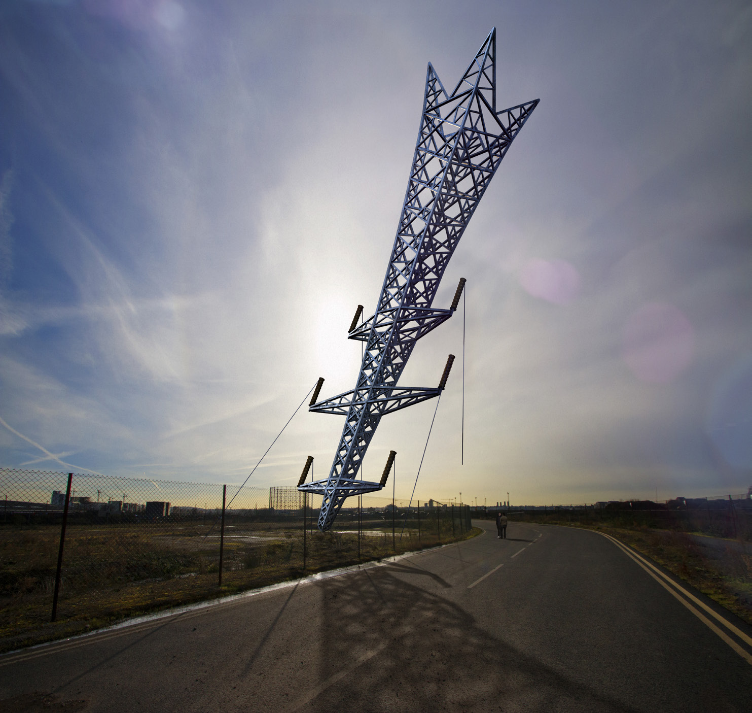 This Insane Transmission Tower Sculpture Remind Us Of Our Mortality