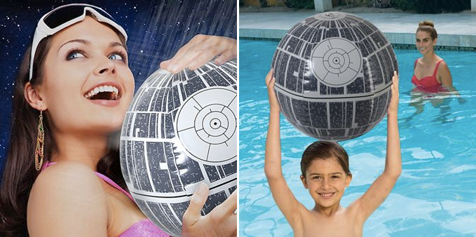 An Inflatable Death Star Beach Ball That Lights Up Because Why Not?