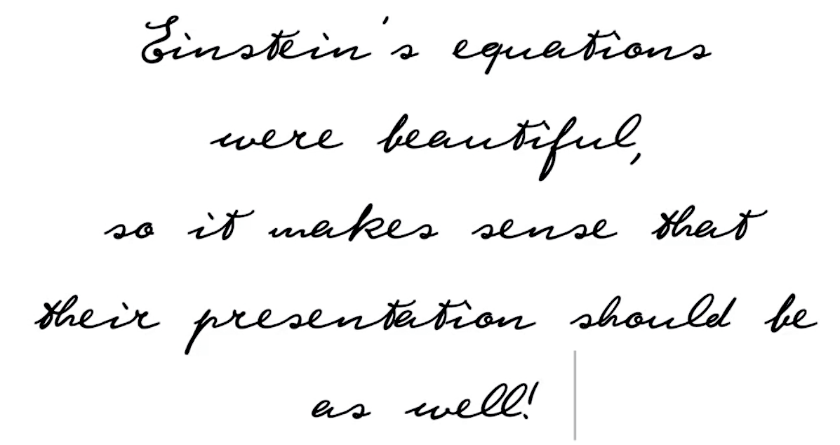 4 Typefaces That Let You Write Like Einstein And Other Famous Thinkers