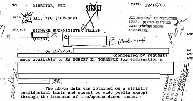 The FBI Has Finally Released Its Files On Radical Designer Buckminster Fuller