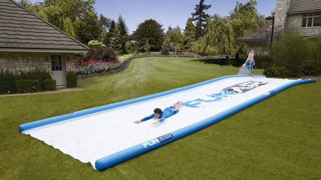 You Could Slide A Truck Down This Monstrous 15 Metre-Long Slip N’ Slide