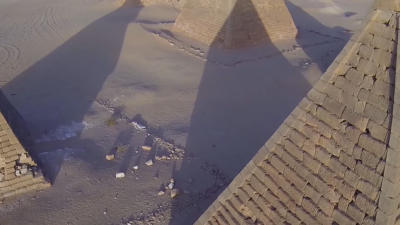Drone Captures Incredible Footage Of Ancient Nubian Pyramids