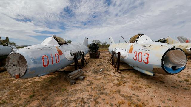 The Eerie Boneyard Where Military Aircrafts Go To Die