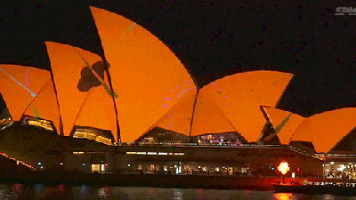 Watch The Opera House Come Alive With Projection Mapping Animation For Vivid Sydney