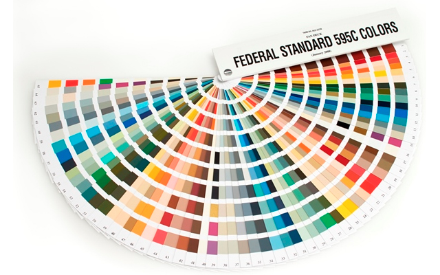 The 650 Official Colours The US Government Uses