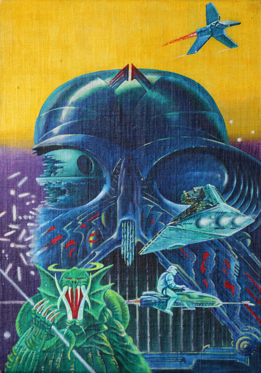 The Original Art Behind Some Of The Craziest Star Wars Posters