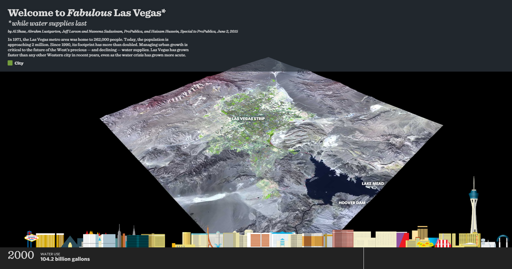 Watch Las Vegas’ Population Boom As Its Primary Water Source Drains