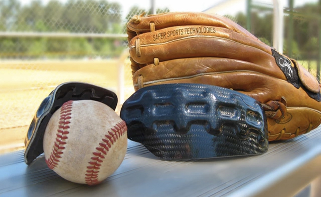 A Light Carbon Fibre Hat Insert Protects Pitchers From Line Drives
