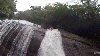 Kayaking Down Waterfalls Is Just Pure Crazy