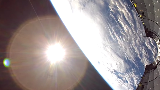 A GoPro’s Oddly Soothing Fall From Orbit