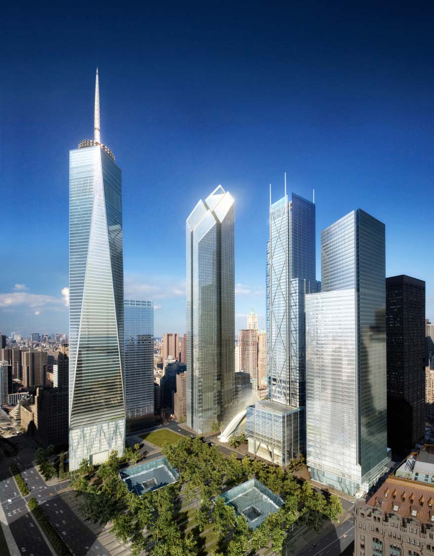 A Look At The Final WTC Skyscraper, And The Design That Was Rejected