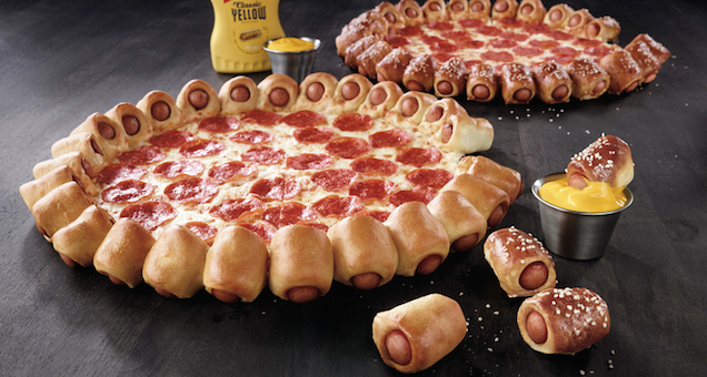 Pizza Hut’s New Hot Dog Pizza Crust Pizza Is Here To Murder Food Forever