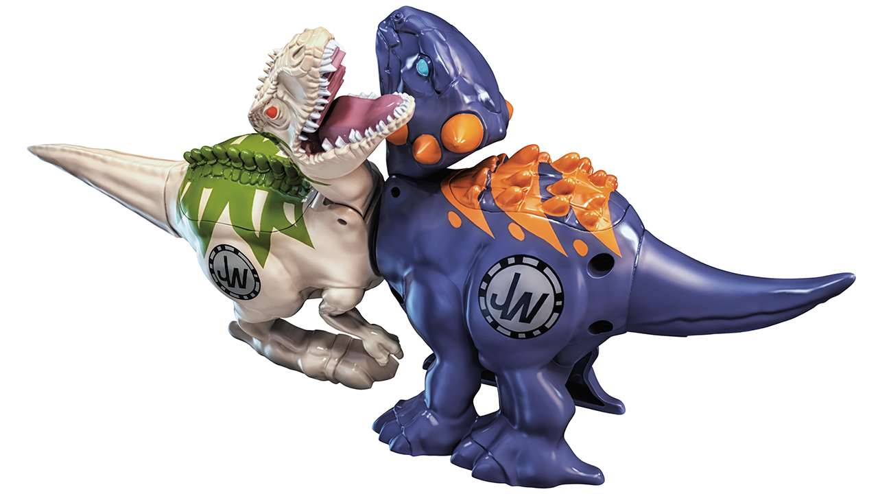 Spinning Magnetic Cores Make These Brawlasaurs Dinos Battle It Out