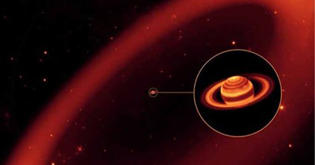 Saturn’s Ghostly Outer Ring Is Mind Blowingly Massive