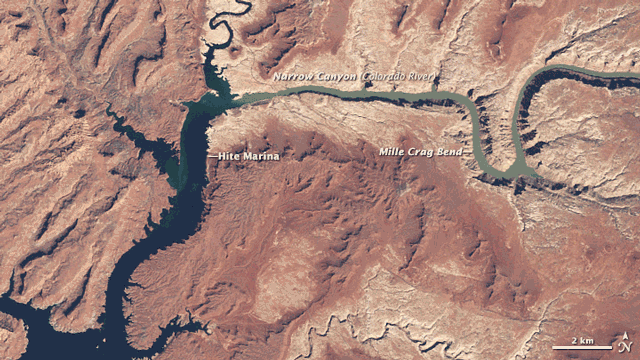 How 15 Years Of Drought Has Changed Lake Powell, In One GIF