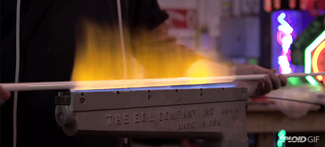 The Art Of Making Neon Signs Looks A Lot Like Pyromancy