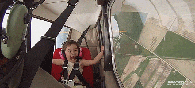 Seeing This Kid Fly In A Stunt Plane With Her Dad Is True Joy