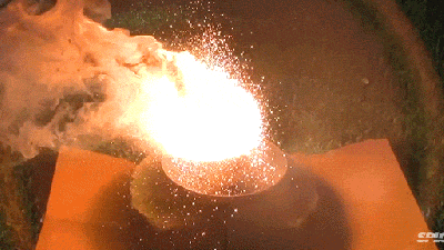 Can The Indestructible Hockey Puck Survive The Endless Fire Of Thermite?